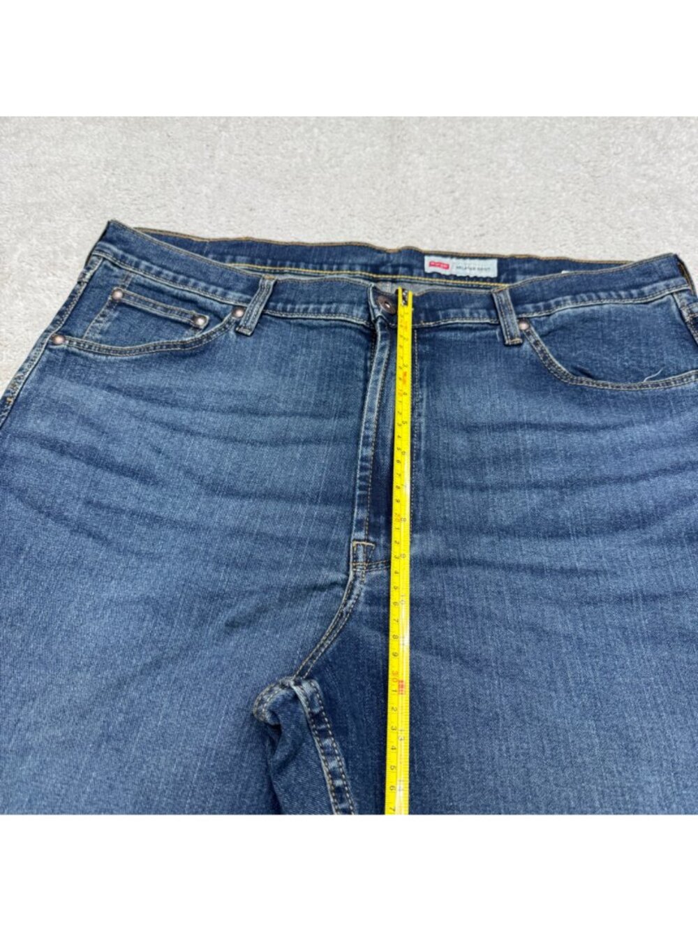 Wrangler Relaxed Boot Cut Blue Jean Men's Denim Pants, Size 38 x 32 - Picture 11 of 11